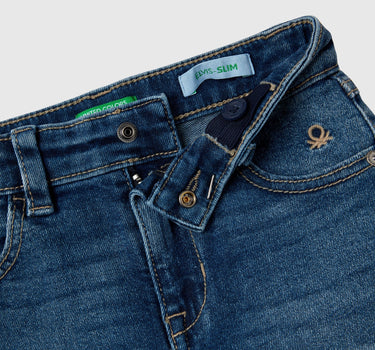 「Eco-Recycle」五口袋牛仔褲